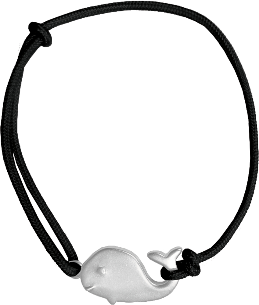 Armband mit Walanhänger (versilbert)