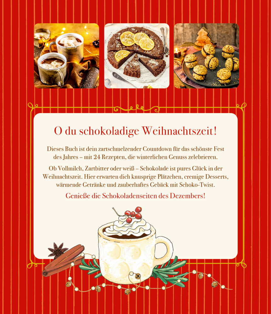 24 Schokoträume bis Weihnachten. Ein kulinarischer Adventskalender