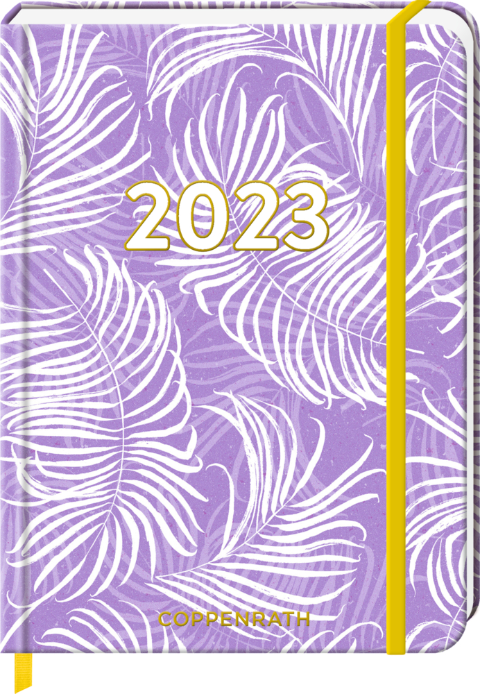 Kleiner Wochenkalender: Mein Jahr 2023 - Palmen (All about purple)
