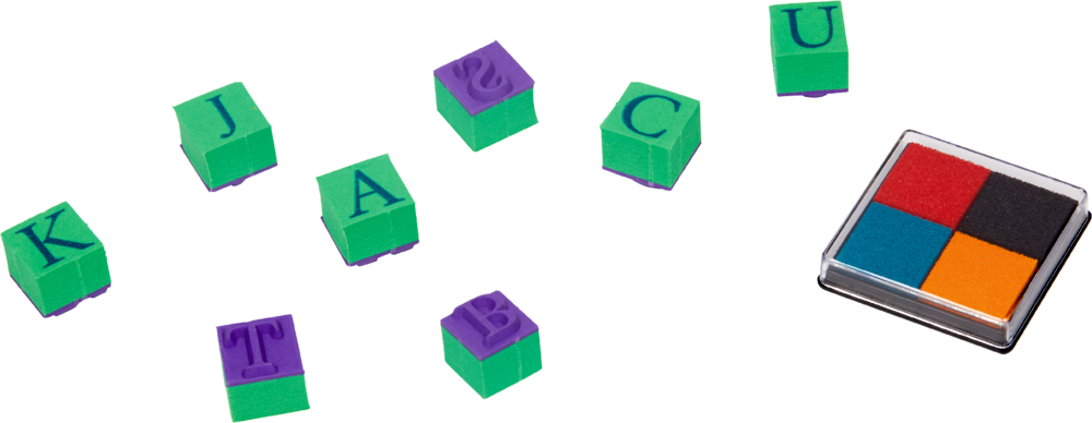 Stempel-ABC - Bunte Geschenke Stempel-ABC - Bunte Geschenke