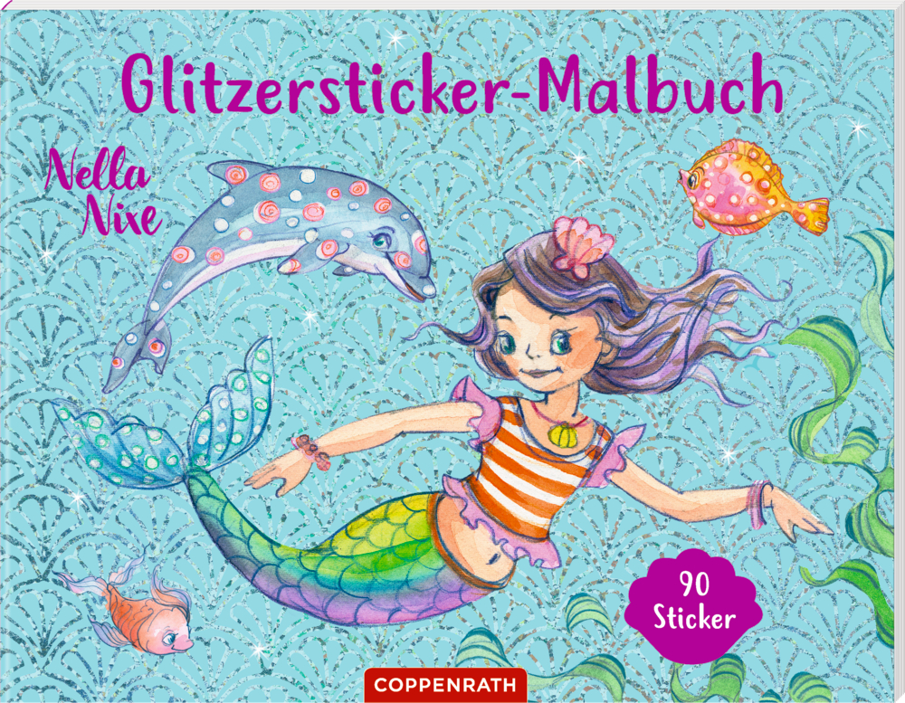 Nella Nixe: Glitzersticker-Malbuch