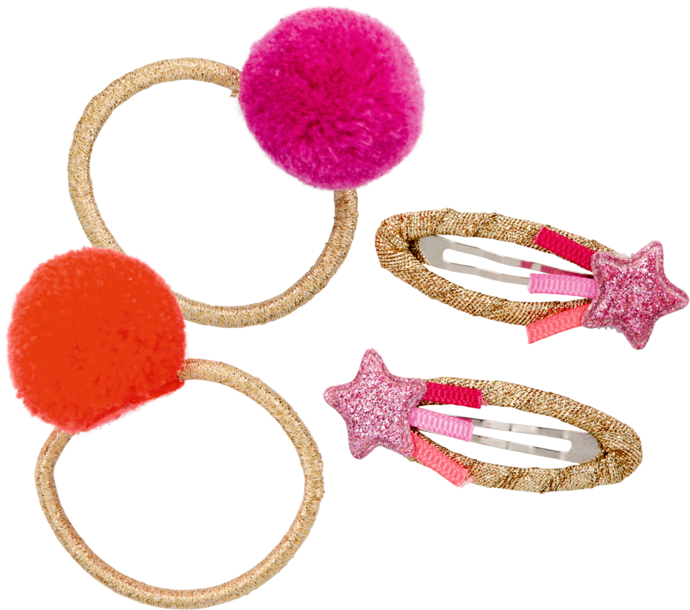 Haarclips und Haargummis - Prinzessin Lillifee (Glitter&Gold) Haarclips und Haargummis - Prinzessin Lillifee (Glitter&Gold)