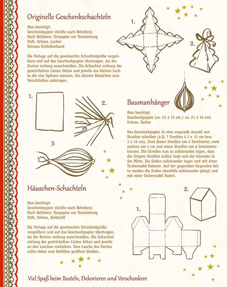 Geschenkpapier-Buch - Schöner schenken (Weihnachtlich/Behr)