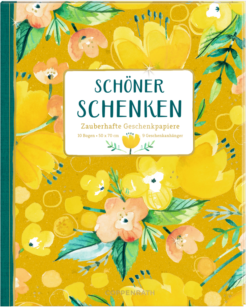 Geschenkpapier-Buch Schöner schenken - All about yellow