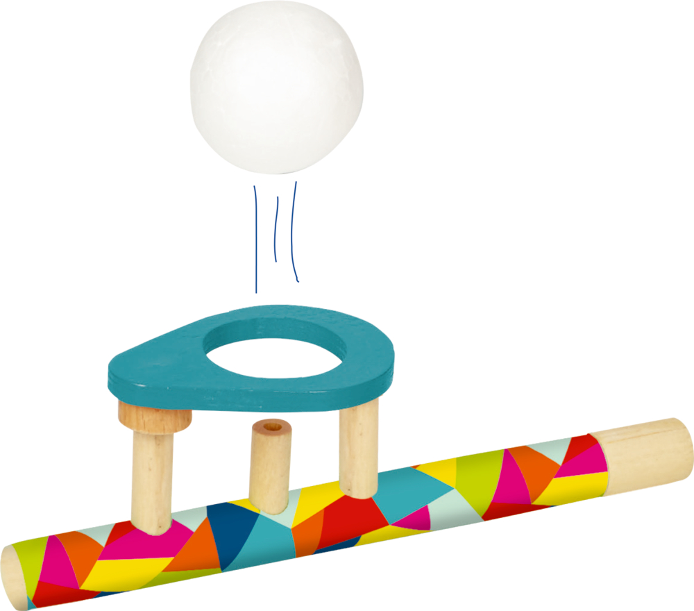 Pustepfeife Schwebender Ball - Bunte Geschenke