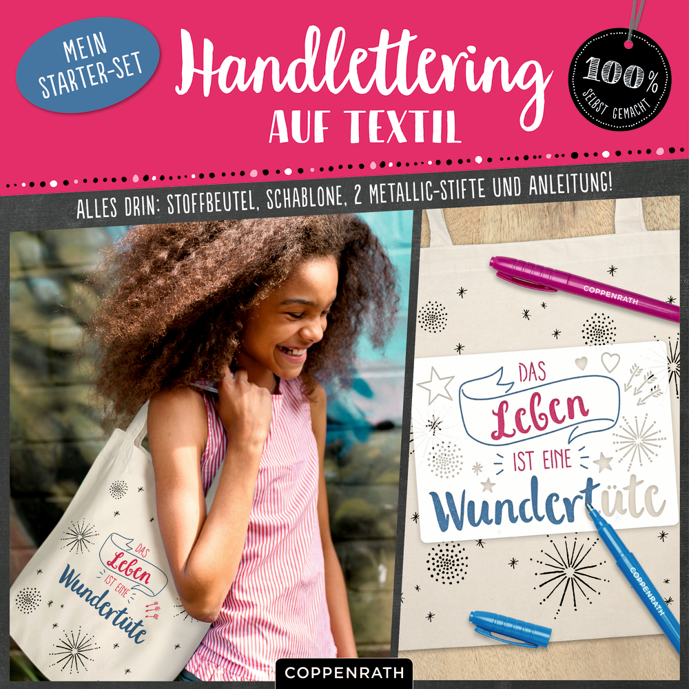 Handlettering auf Textil - Mein Starter-Set (100% selbst gemacht)