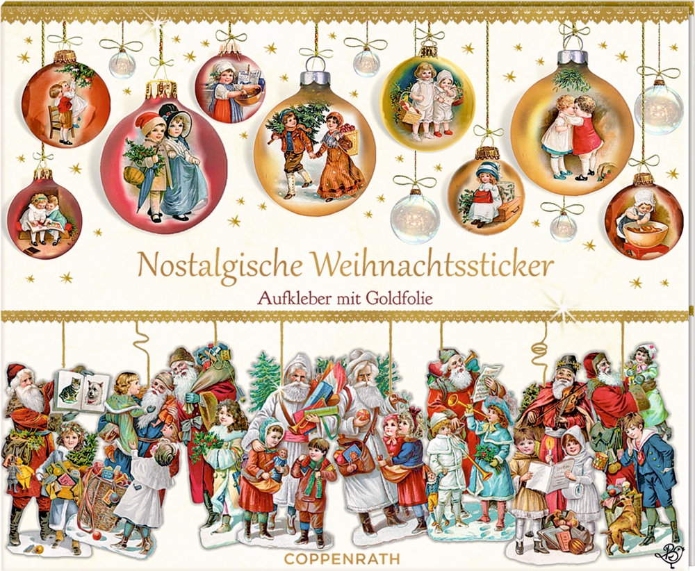Stickerbuch Nostalgische Weihnachtssticker (Behr)
