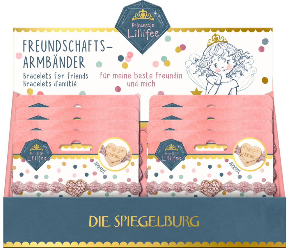 Freundschaftsarmbänder Prinzessin Lillifee Glitter & Gold