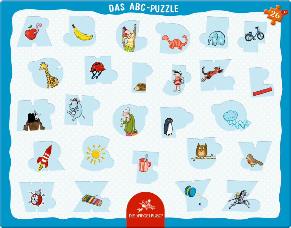 Rahmenpuzzle Das ABC (26 Teile)