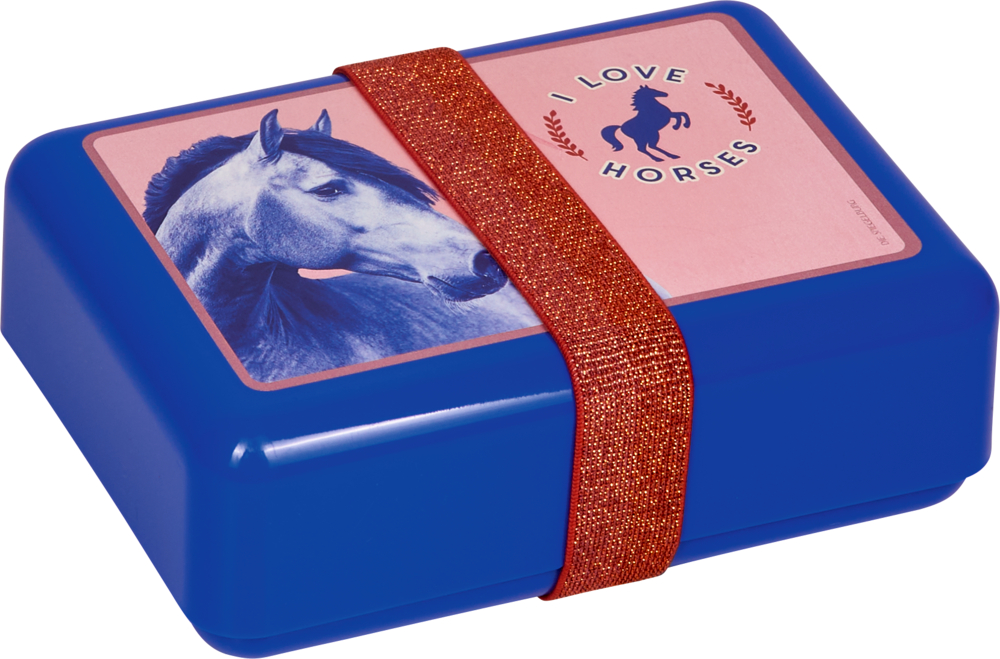 Butterbrotdose College I LOVE HORSES