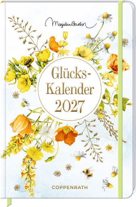 Großer Wochenkalender: GlücksKalender 2027 gelb (M.Bastin)