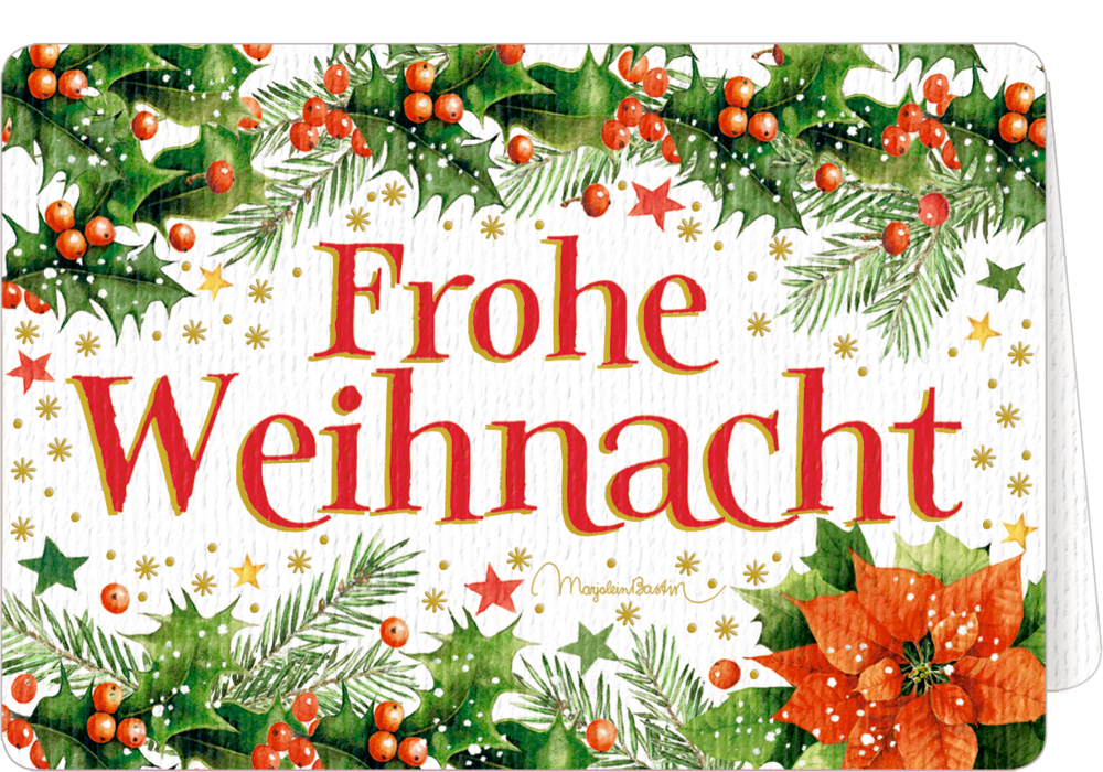 Weihnachtskarte mit Kuvert - Wundervolle Weihnachtsgrüße (Bastin) Weihnachtskarte mit Kuvert - Wundervolle Weihnachtsgrüße (Bastin)
