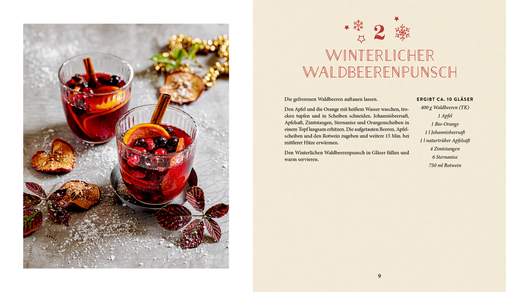 24 Drinks bis Weihnachten - Ein kulinarischer Adventskalender für Erwachsene