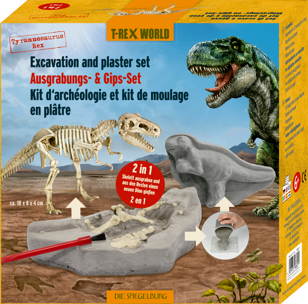 Ausgrabungs- & Gips-Set T-Rex - T-Rex World