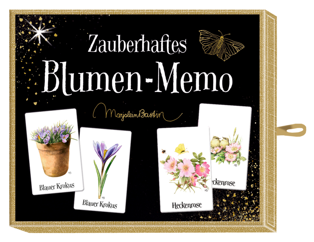 Schachtelspiel – Zauberhaftes Blumen-Memo (M. Bastin) Schachtelspiel – Zauberhaftes Blumen-Memo (M. Bastin)