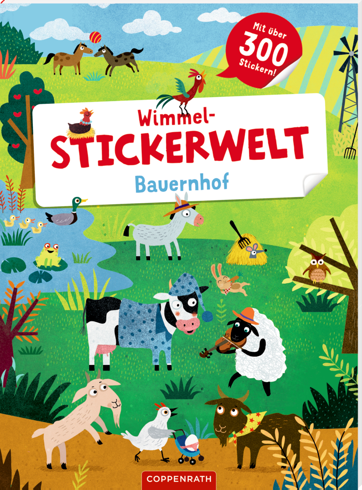 Wimmel-Stickerwelt: Bauernhof