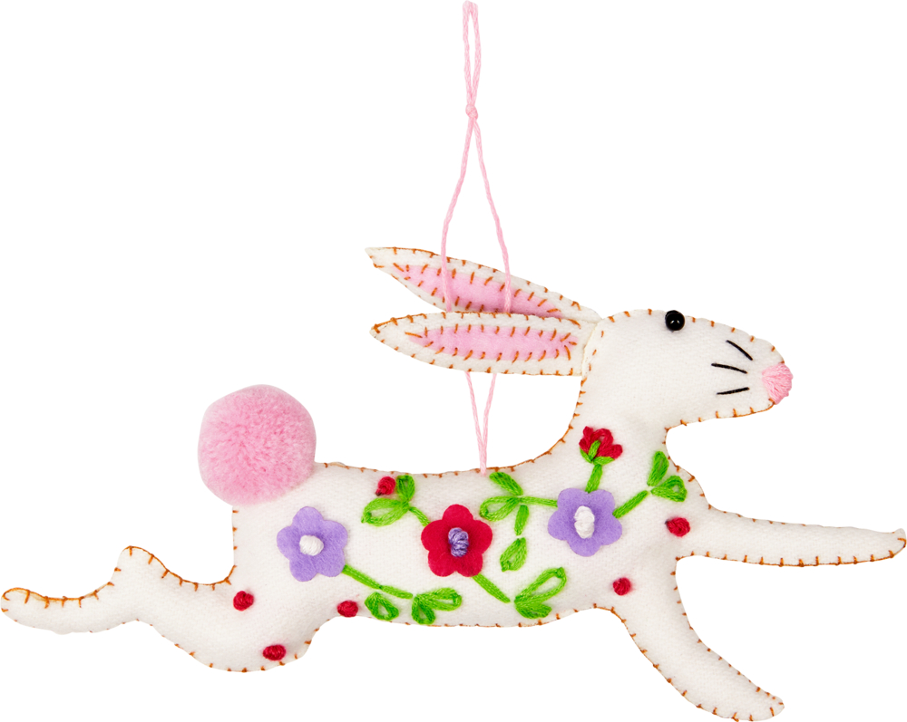 Filzanhänger Hase Frohe Ostern