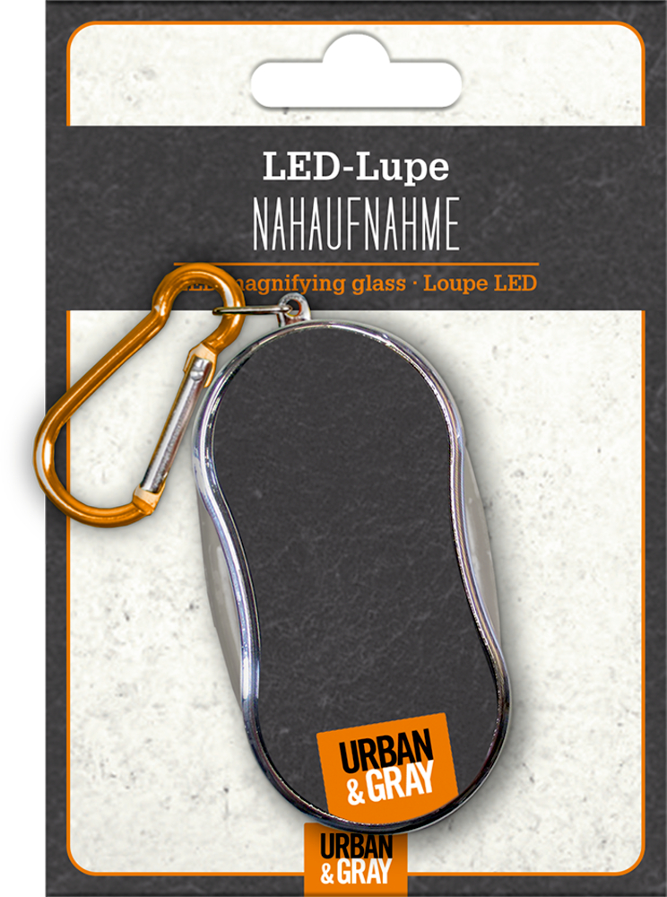 LED-Lupe NAHAUFNAHME Urban & Gray