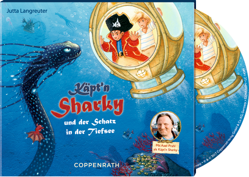 CD Hörspiel: Käpt'n Sharky und der Schatz in der Tiefsee CD Hörspiel: Käpt'n Sharky und der Schatz in der Tiefsee