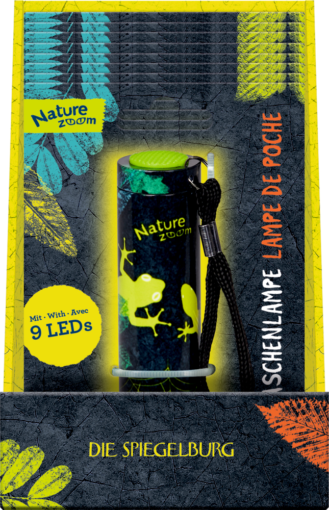 Kleine Taschenlampe (mit 9 LEDs) Nature Zoom