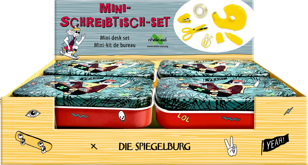 Mini-Schreibtisch-Set skate-aid