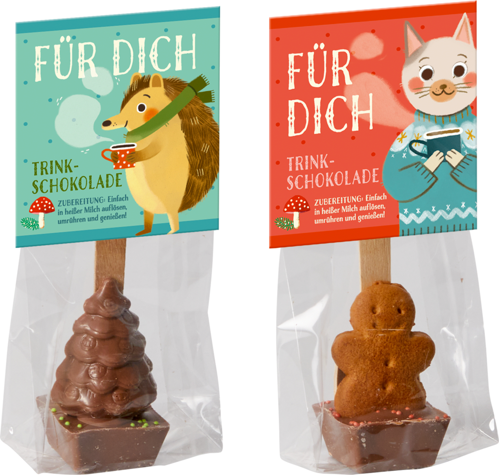 Trinkschokolade am Löffel - Lasst uns froh und munter sein