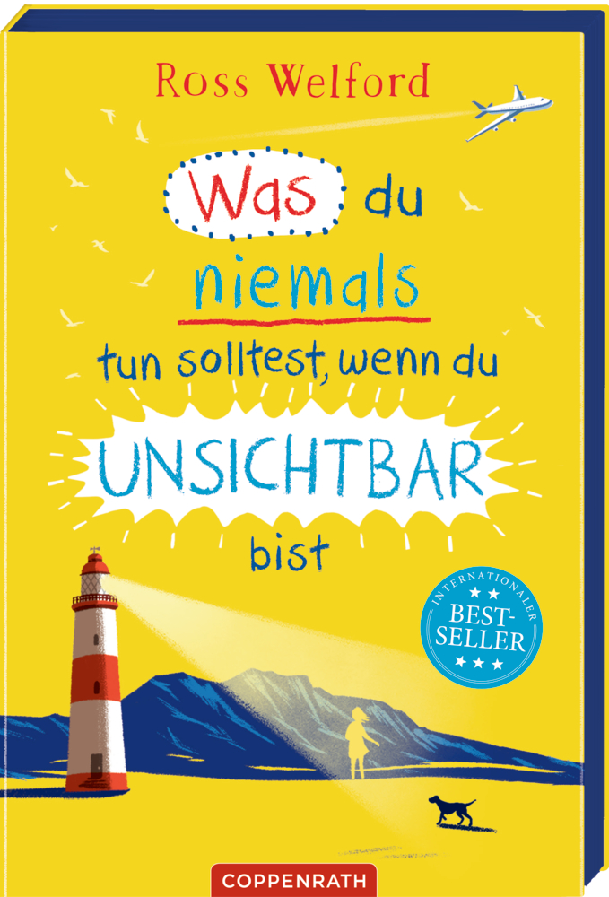 Was du niemals tun solltest, wenn du unsichtbar bist (Klappenbroschur mit Farbschnitt)