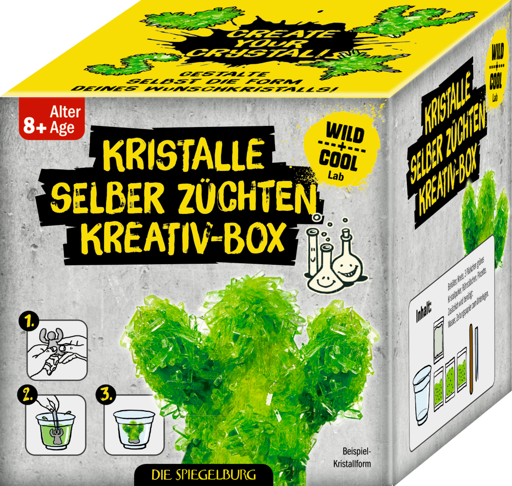 Kristalle selber züchten "Kreativ-Box" - Wild+Cool