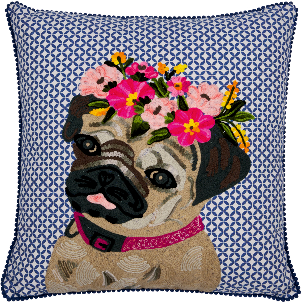 Kissen Mops - Lieblingsstücke (ca. 45x45 cm)