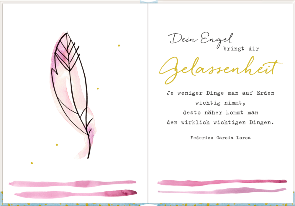 Ein Engel an deiner Seite (Geschenkset Holzengel & Büchlein)