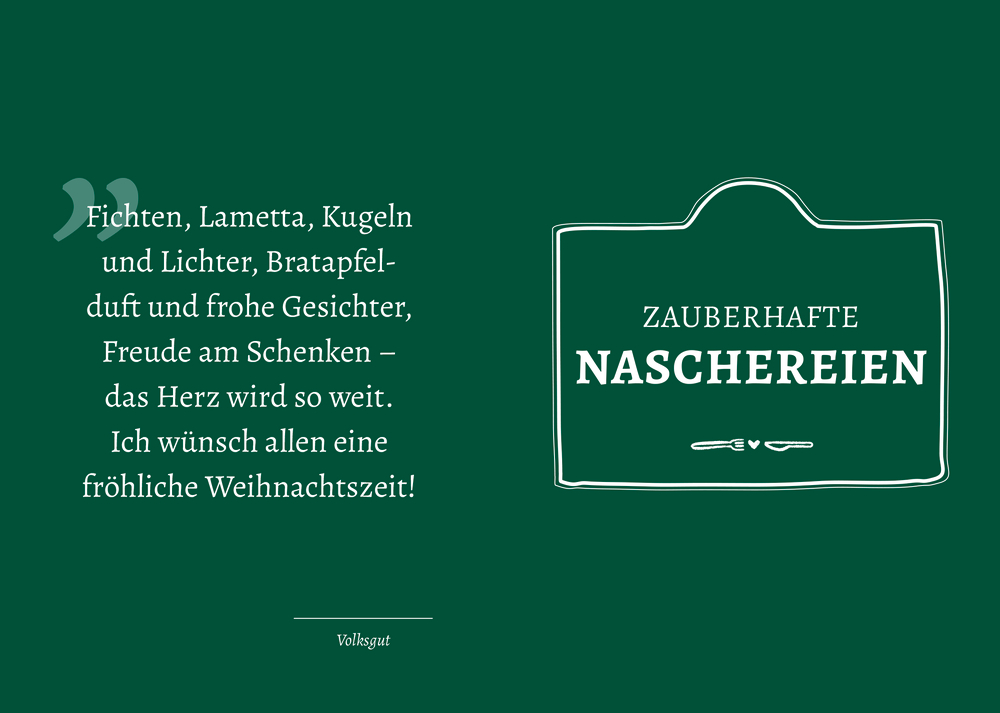 Gruß aus der Küche: Für die schönste Zeit des Jahres. Zauberhaftes Gebäck