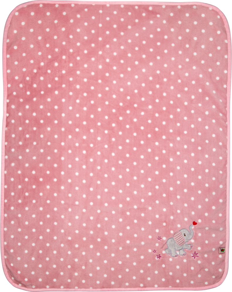 Kuscheldecke, rosa - BabyGlück