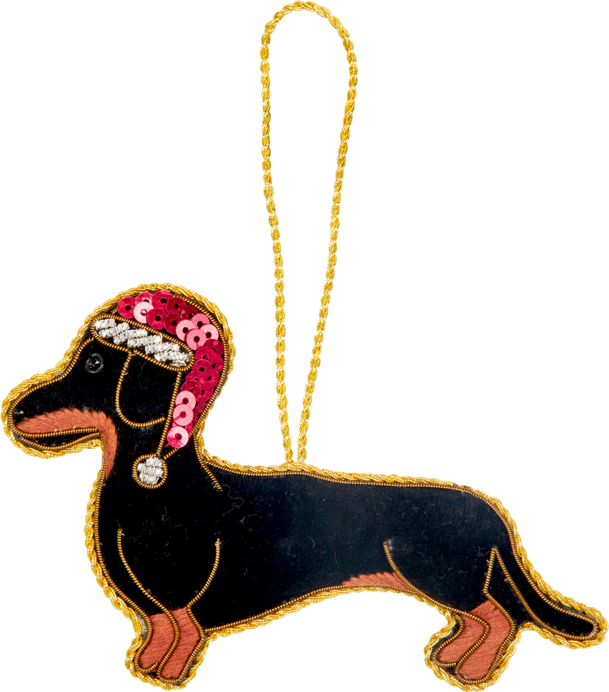 Dackel, Anhänger Lieblingsstücke - Dekorative Weihnachten