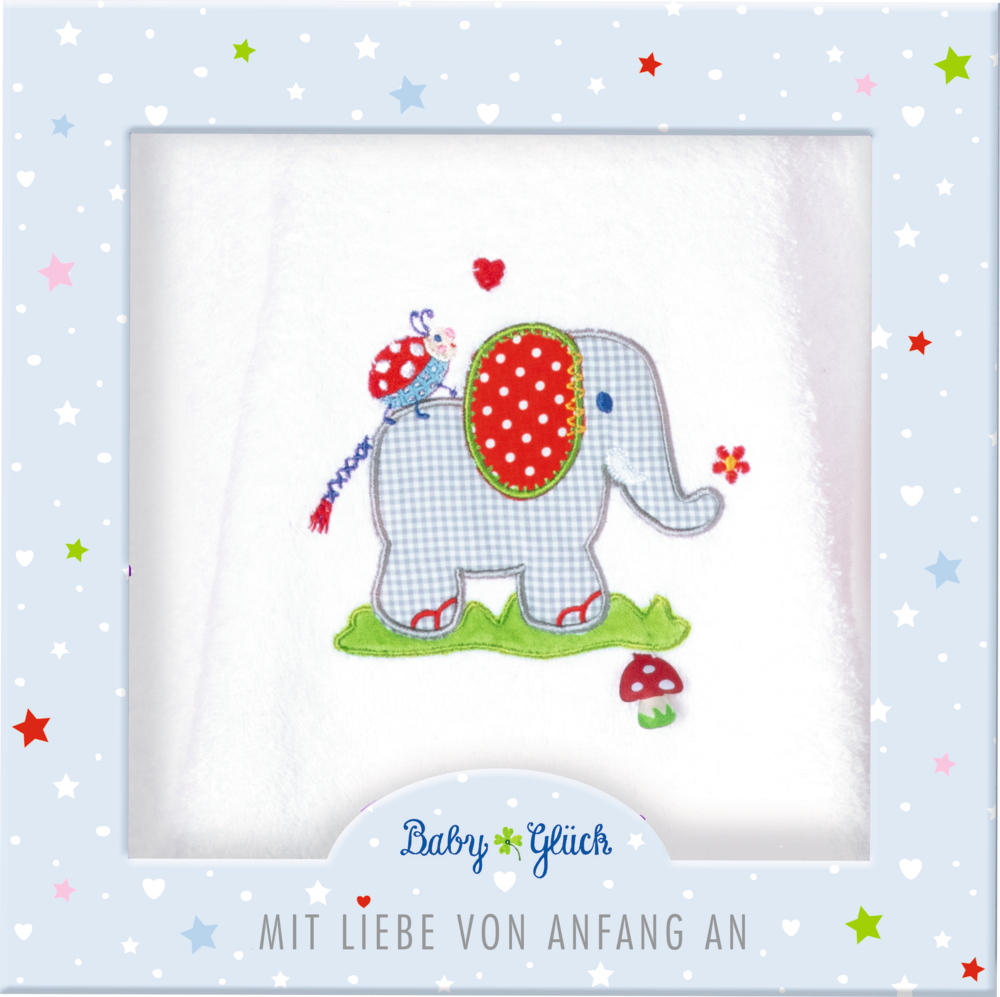 Badeponcho BabyGlück (Elefant), one size (ca. 55x46 cm) Badeponcho BabyGlück (Elefant), one size (ca. 55x46 cm)