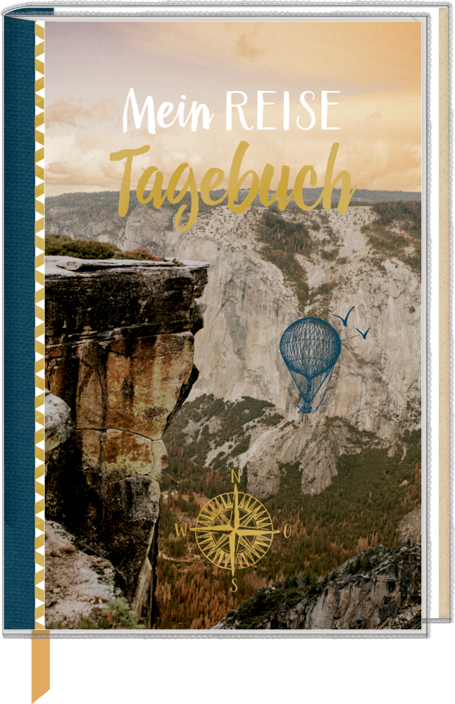 Eintragbuch mit Sammeltasche: Mein Reisetagebuch (Valley/Reisezeit)