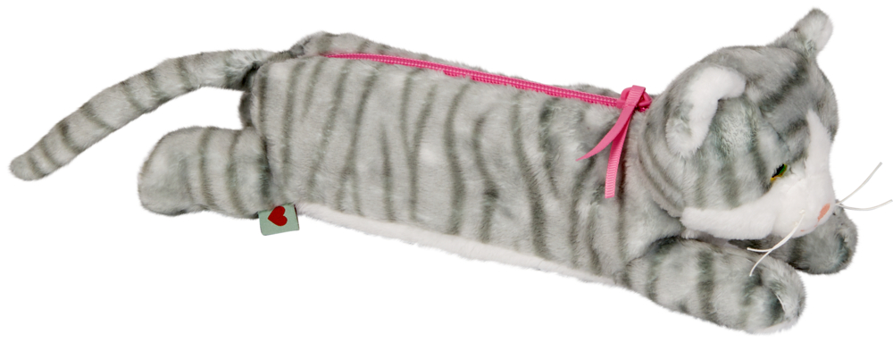 Stifteetui Katze Fifi, grau - Lustige Tierparade Stifteetui Katze Fifi, grau - Lustige Tierparade