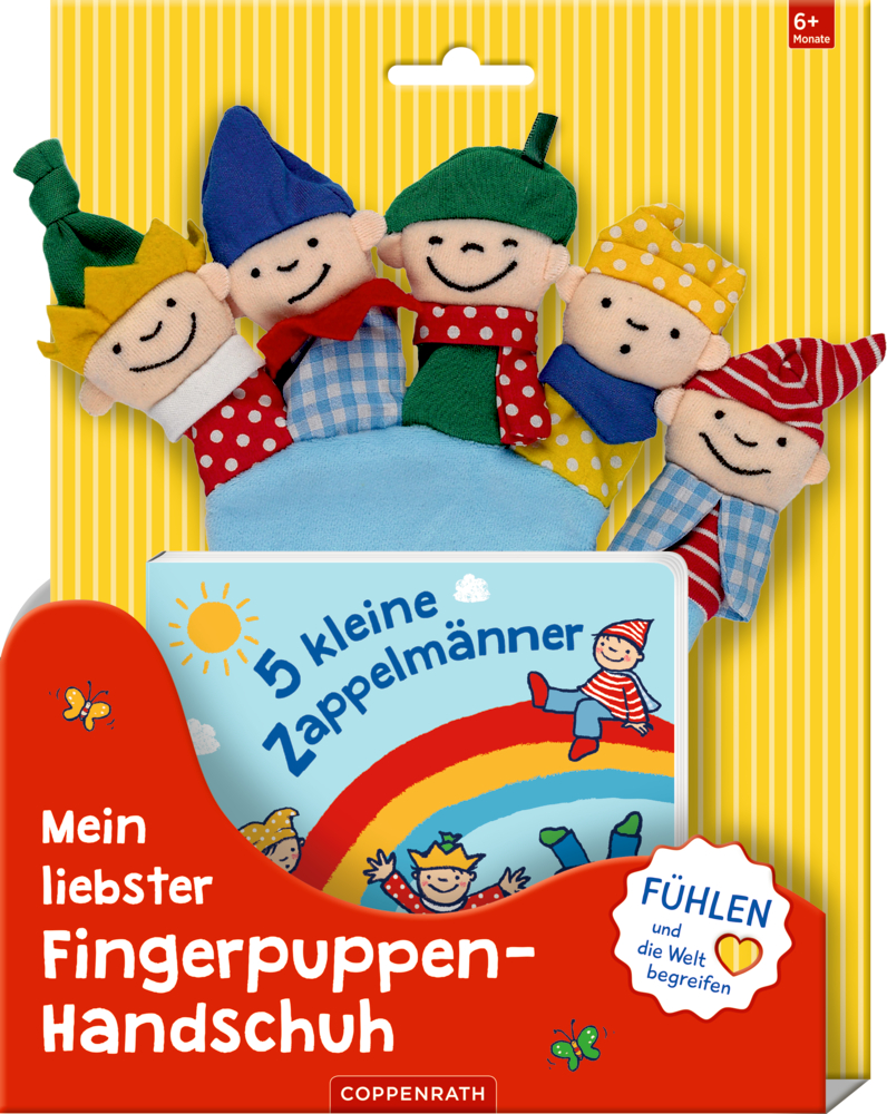 5 kleine Zappelmänner - Mein liebster Fingerpuppen-Handschuh 5 kleine Zappelmänner - Mein liebster Fingerpuppen-Handschuh