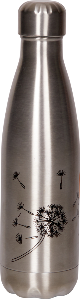 Isolierflasche aus Edelstahl - einfach leben (ca.0,5l)