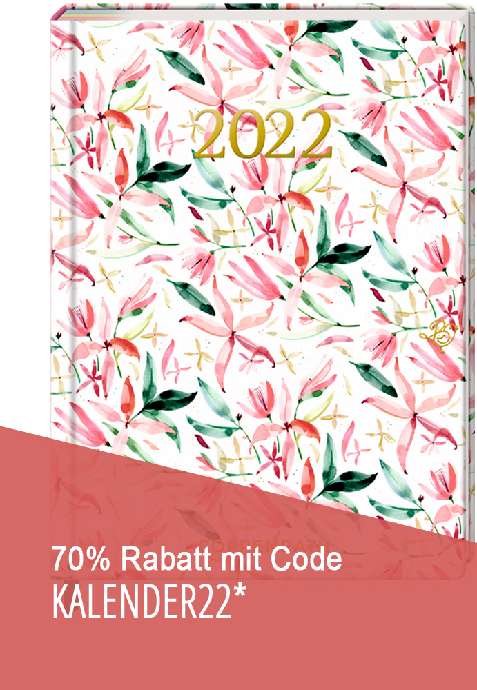 Jahreskalender: Mein Jahr 2022 - Blüten (All about rosé)