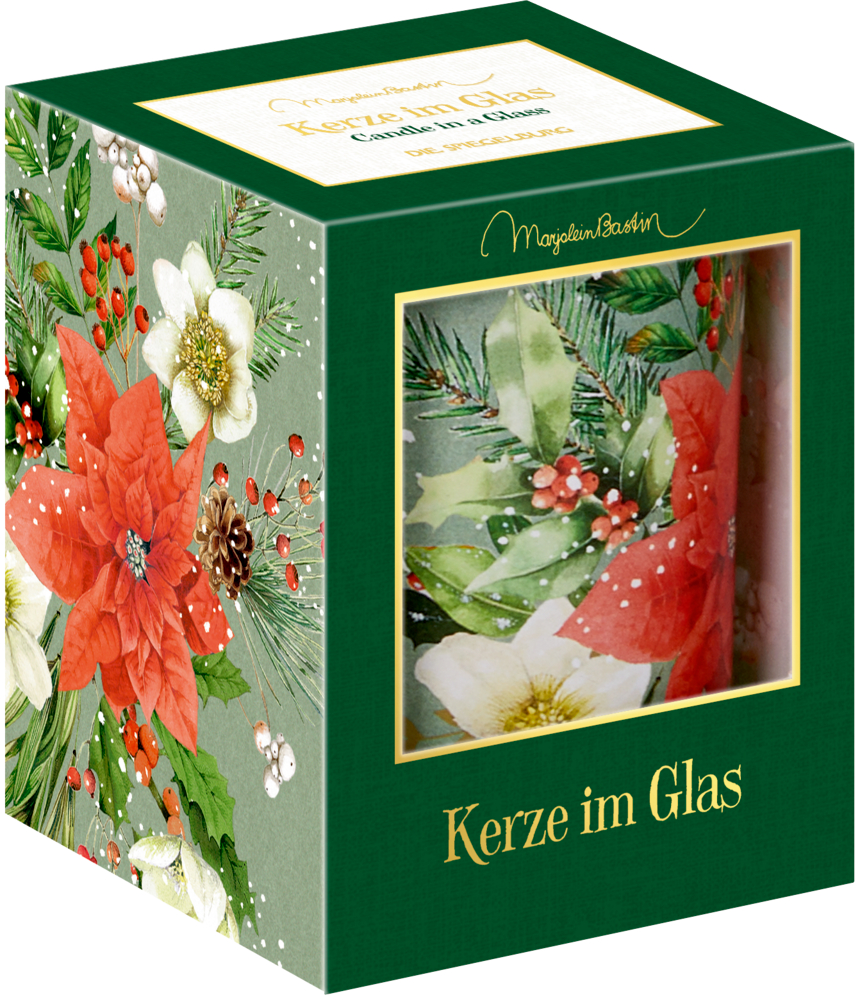 Kerze im Glas Zauberhafte Weihnachten - M.Bastin