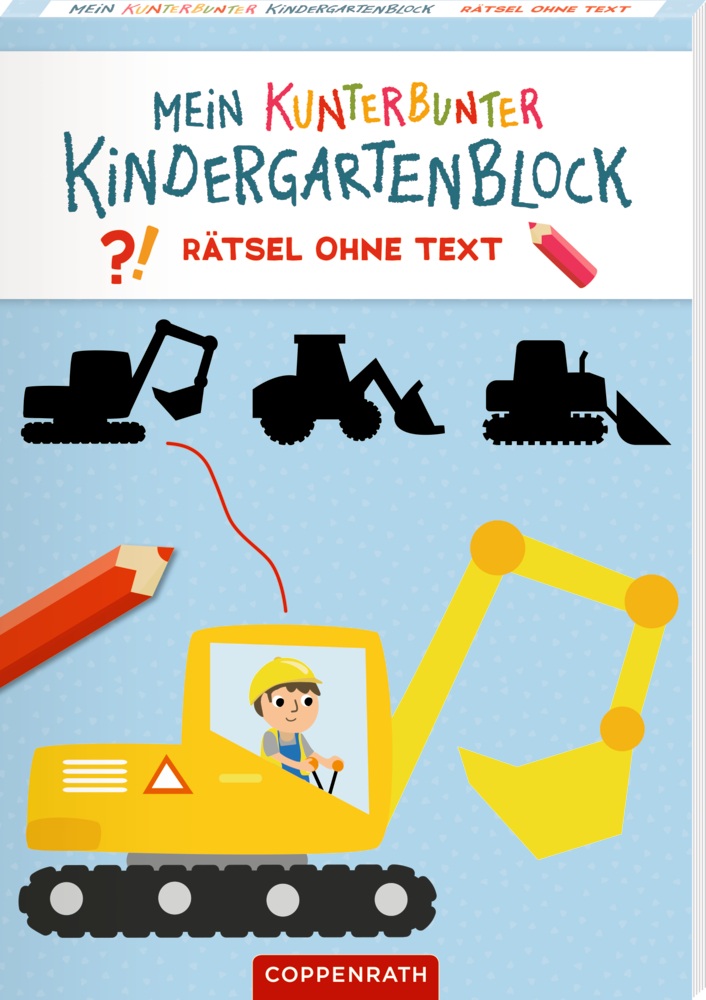 Mein kunterbunter Kindergartenblock - Rätsel ohne Text (Fahrzeuge)