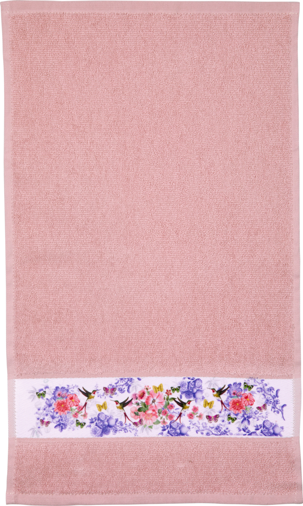 rosa Gästehandtuch (ca. 30x50 cm) - B.Behr
