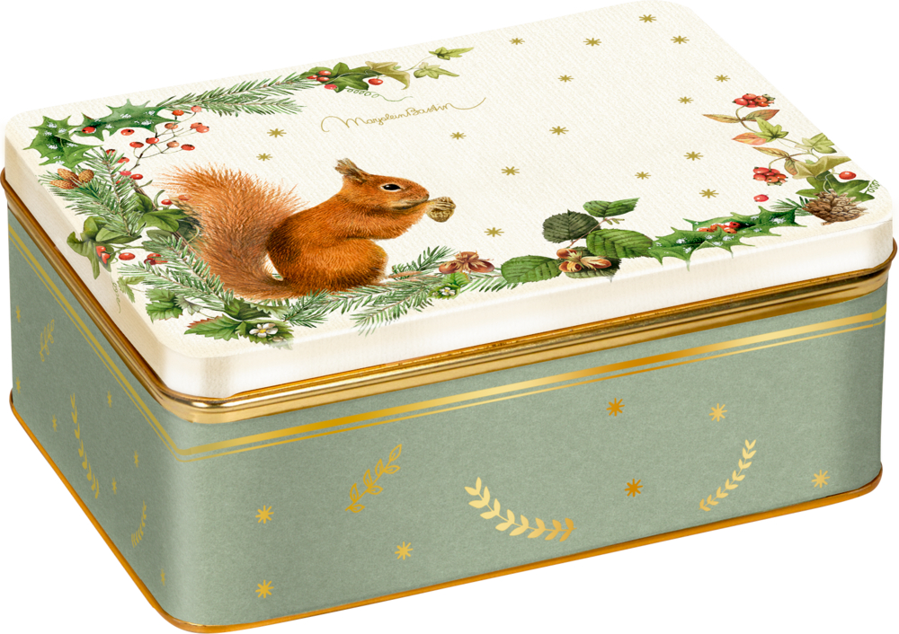 Plätzchendose "Eichhörnchen" Zauberhafte Weihnachten - M.Bastin