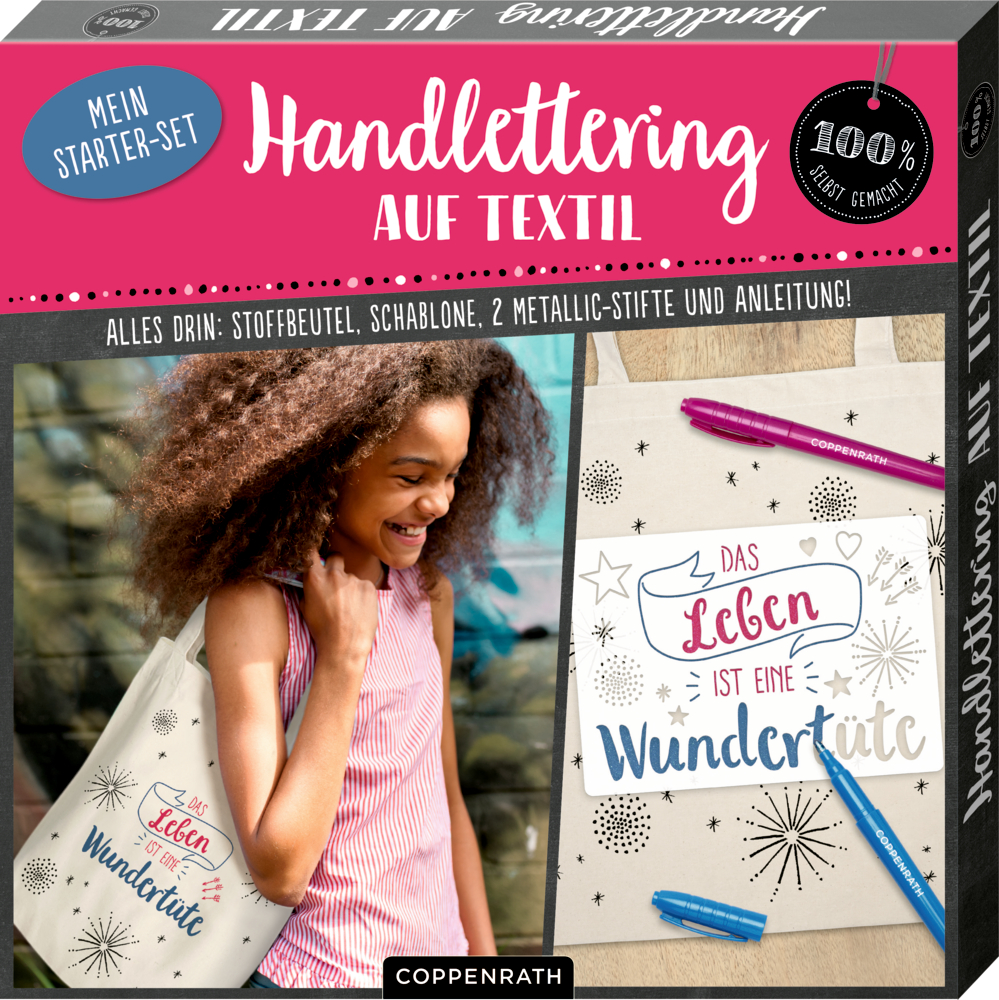 Handlettering auf Textil - Mein Starter-Set (100% selbst gemacht)