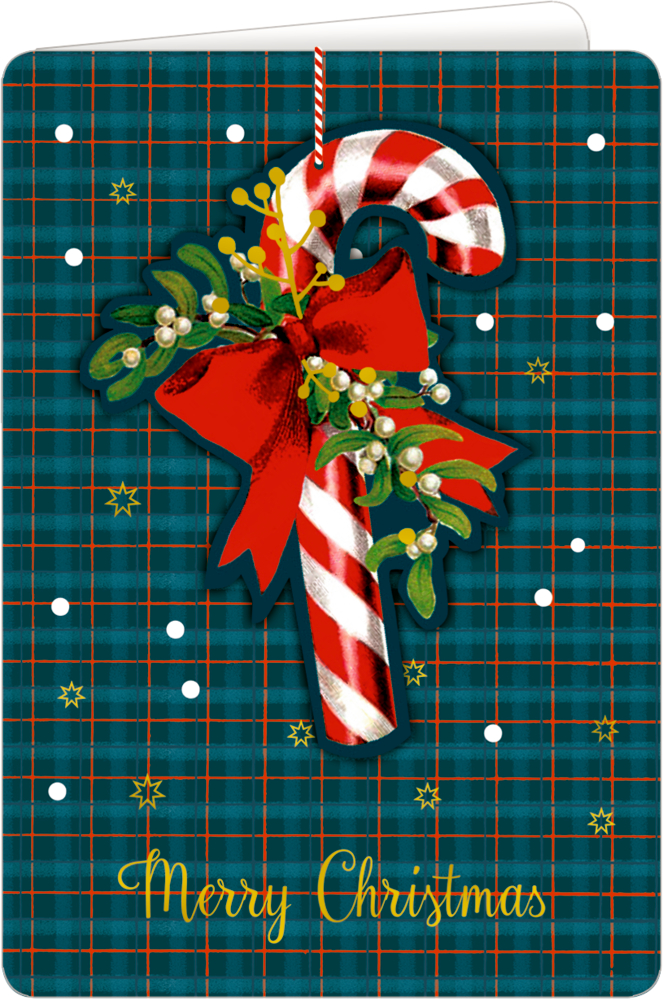 Weihnachtskarte mit Anhänger