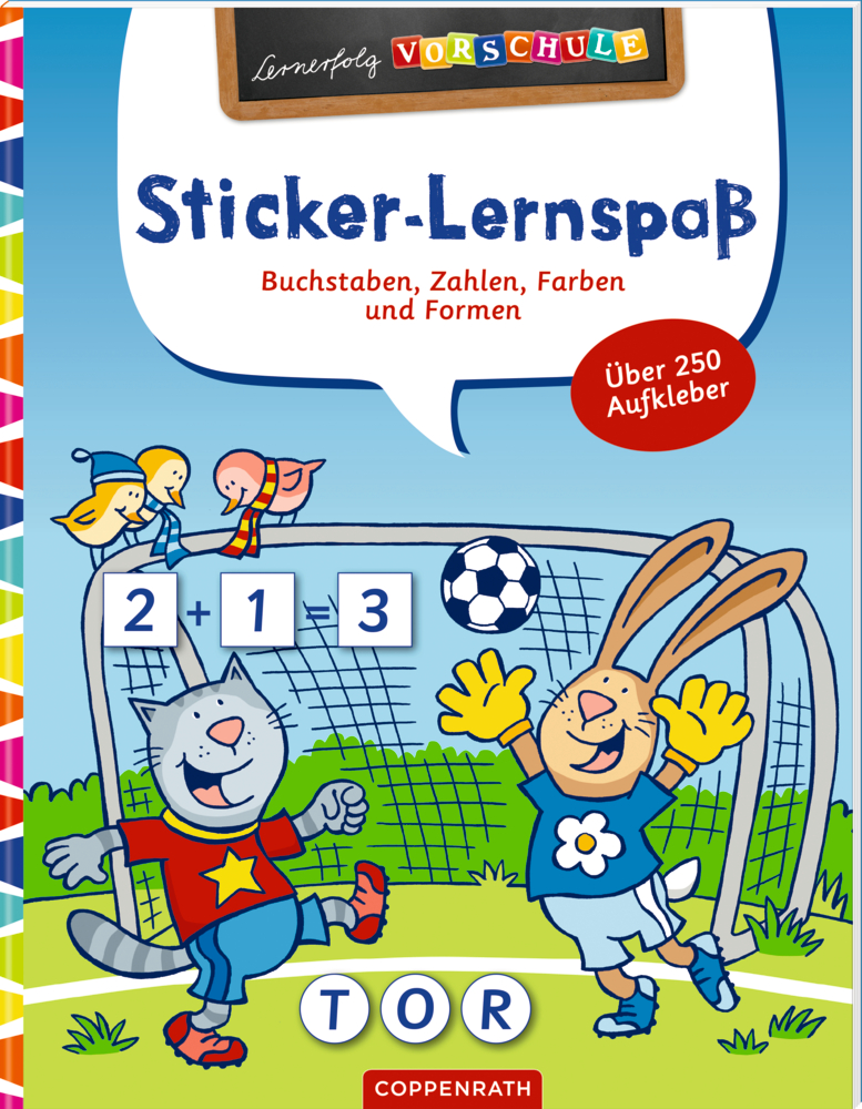 Lernerfolg Vorschule: Sticker-Lernspaß (Fußball)
