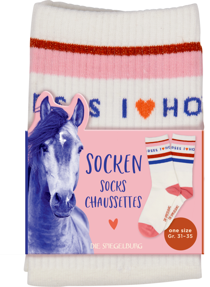 Socken College, I LOVE HORSES