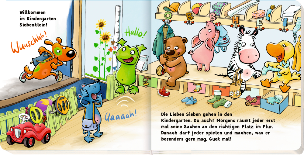 Wir gehen in den Kindergarten - Kommst du mit? (Die Lieben Sieben)