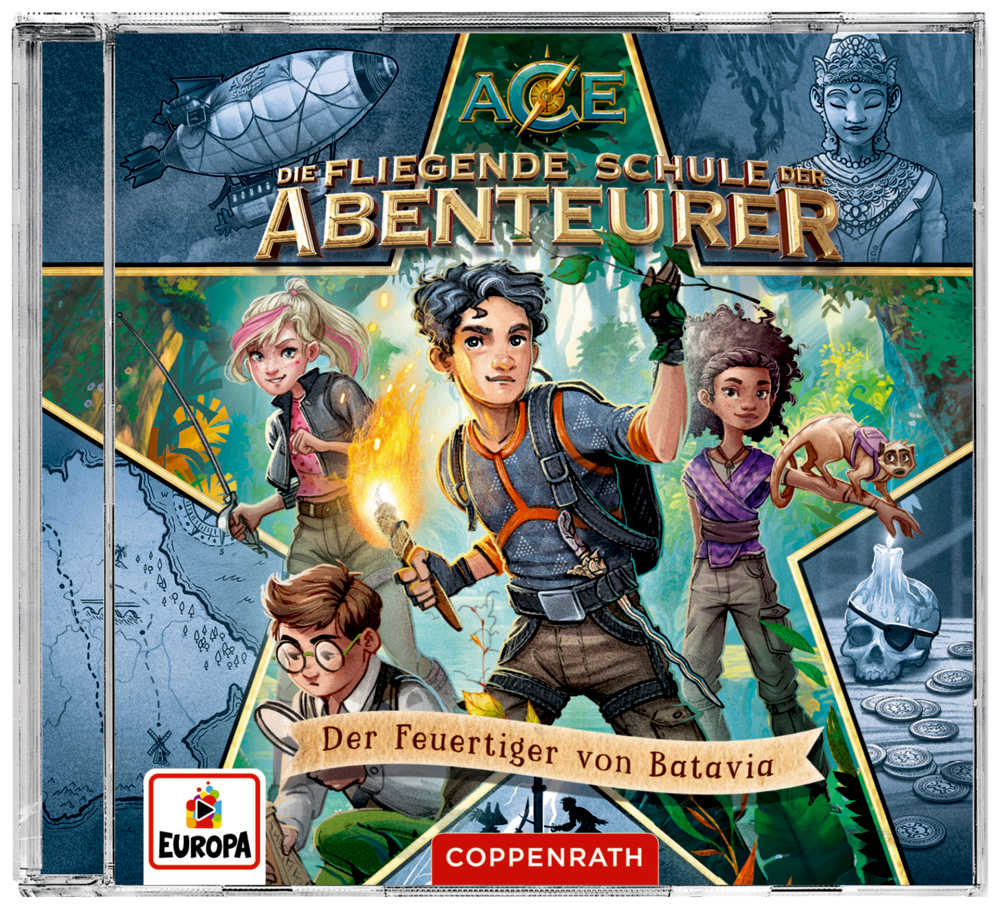 CD Hörspiel: Die fliegende Schule der Abenteurer (Bd.1) "Der Feuertiger von Batavia"