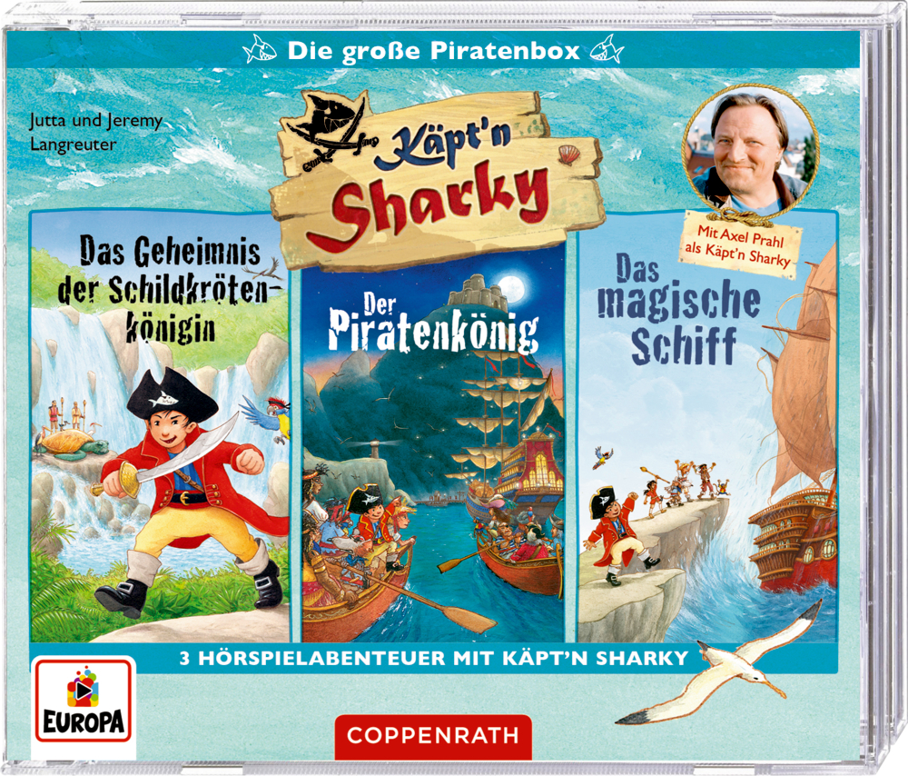 CD Hörspiel: Käpt'n Sharky - Die große Piratenbox (3 CDs)